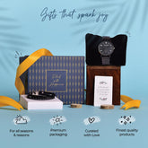 Gleevers Gift Set for Men|Gift Box Pack of 2 with Joker and Witch Watches for Men & Yellow Chimes Bracelet| Birthday Gift, Anniversary Gift, Valentine Gift, Christmas Gift, Secret Santa Gifts